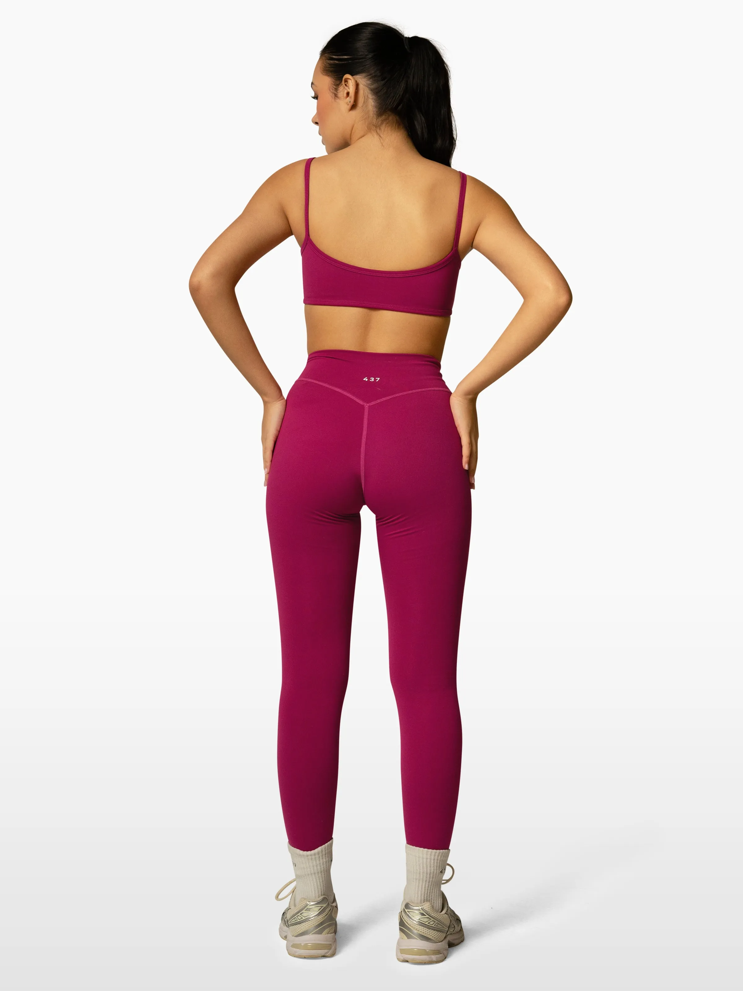 The V Legging / Raspberry sold by 437 product image thumbnail 4