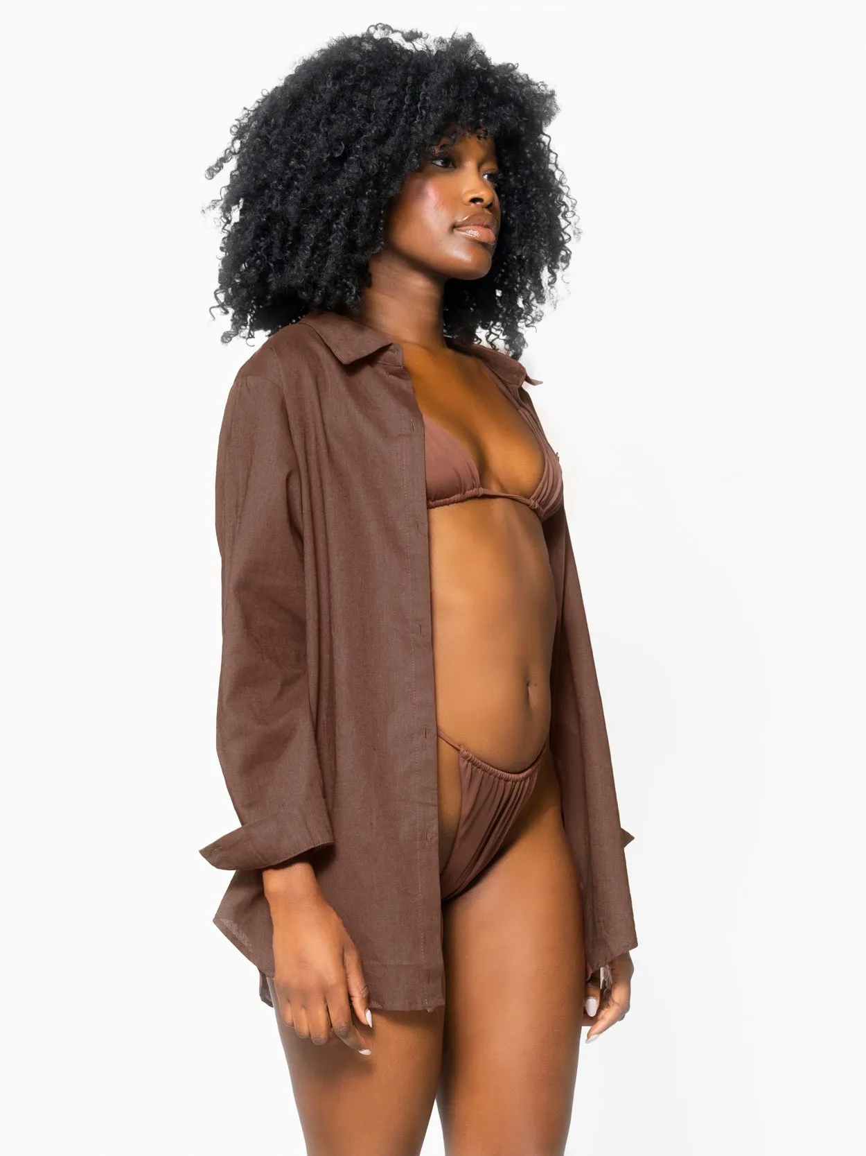The Willow Shirt / Mocha sold by 437 product image thumbnail 4