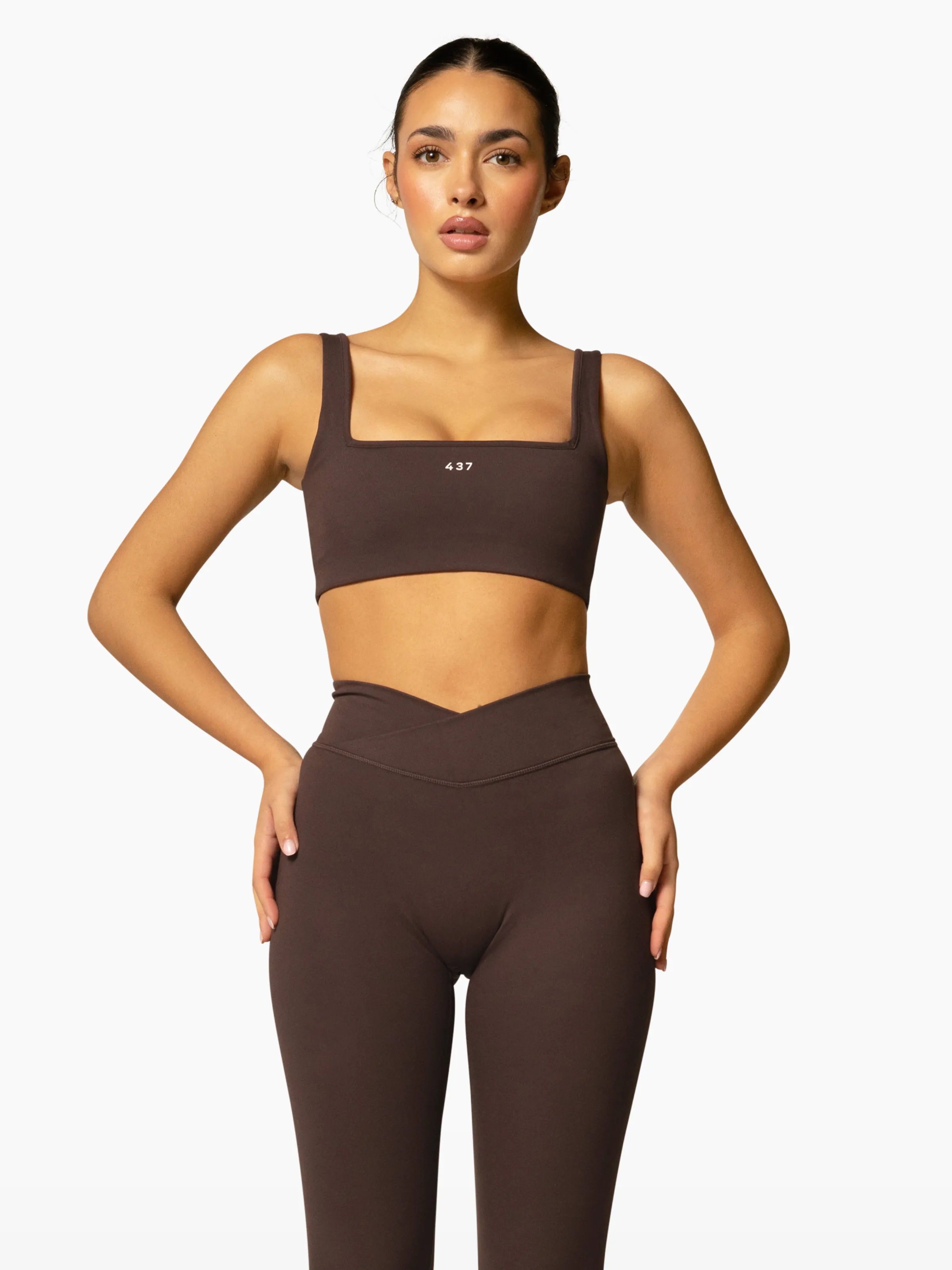 The Square Bra / Espresso sold by 437