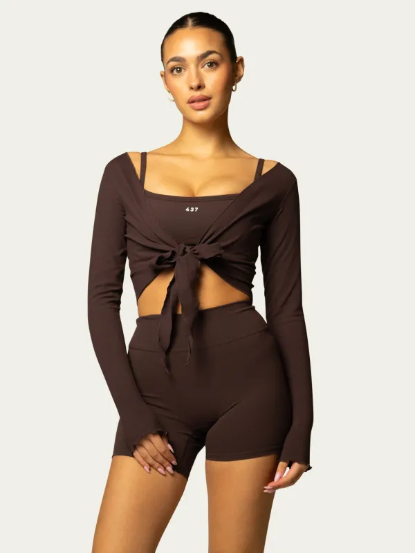 The Wrap Top / Espresso sold by 437