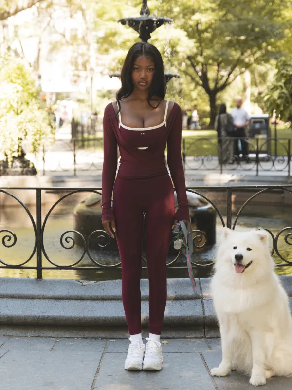 The Ballet Wrap / Black-Cherry sold by 437