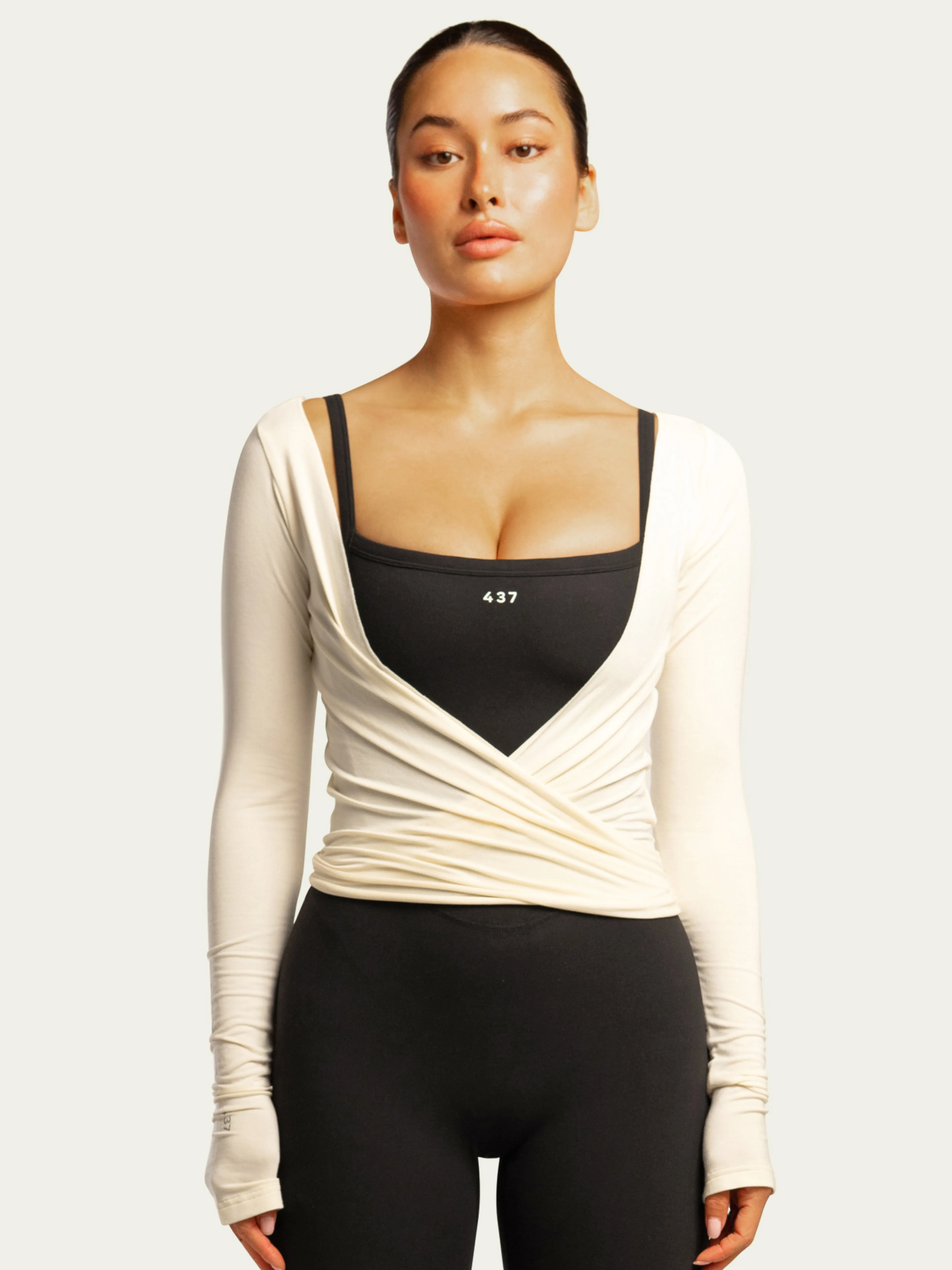 The Ballet Wrap / Cream sold by 437