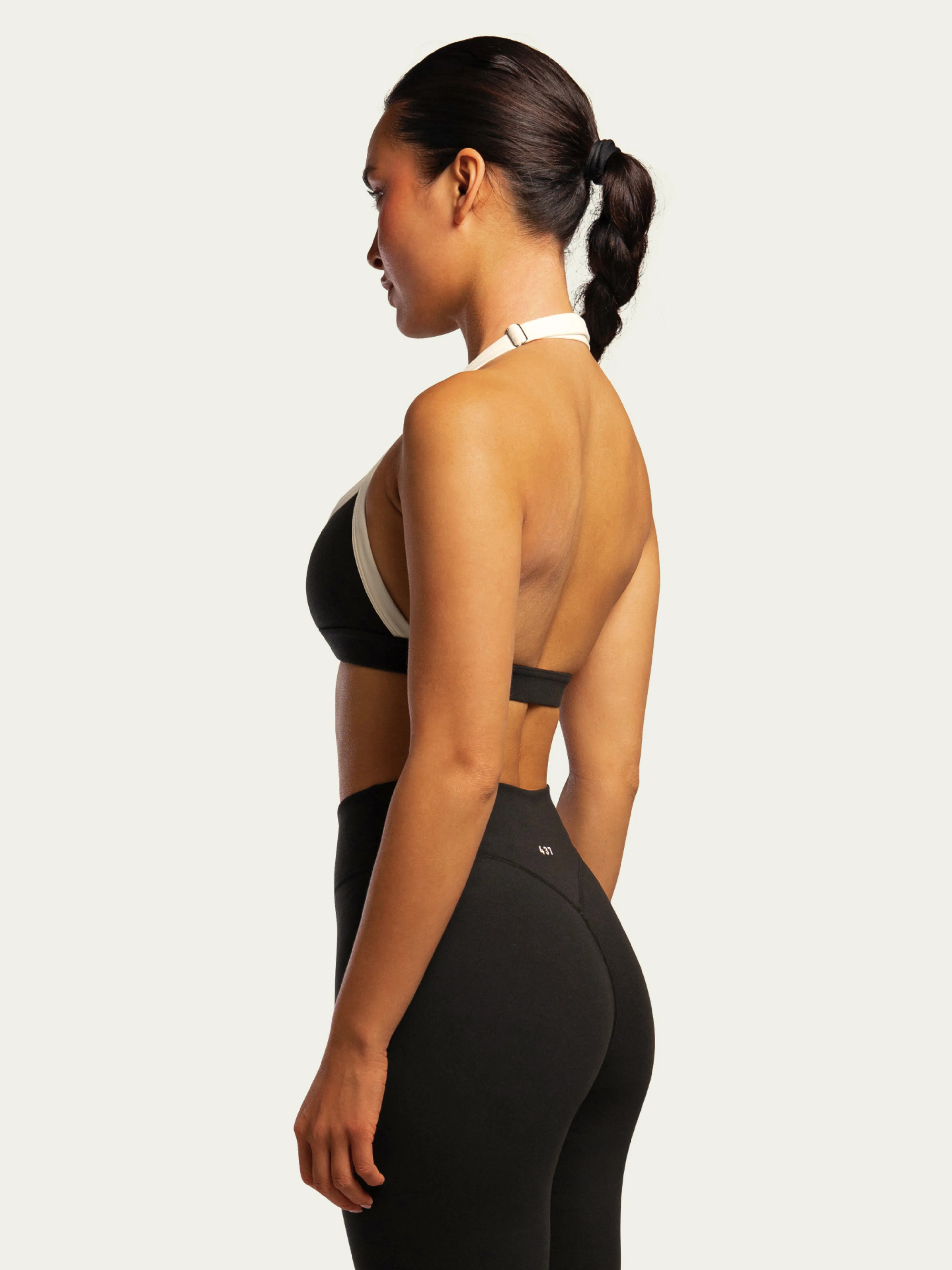 The Halter Bra / Black-Cream sold by 437 product image thumbnail 3