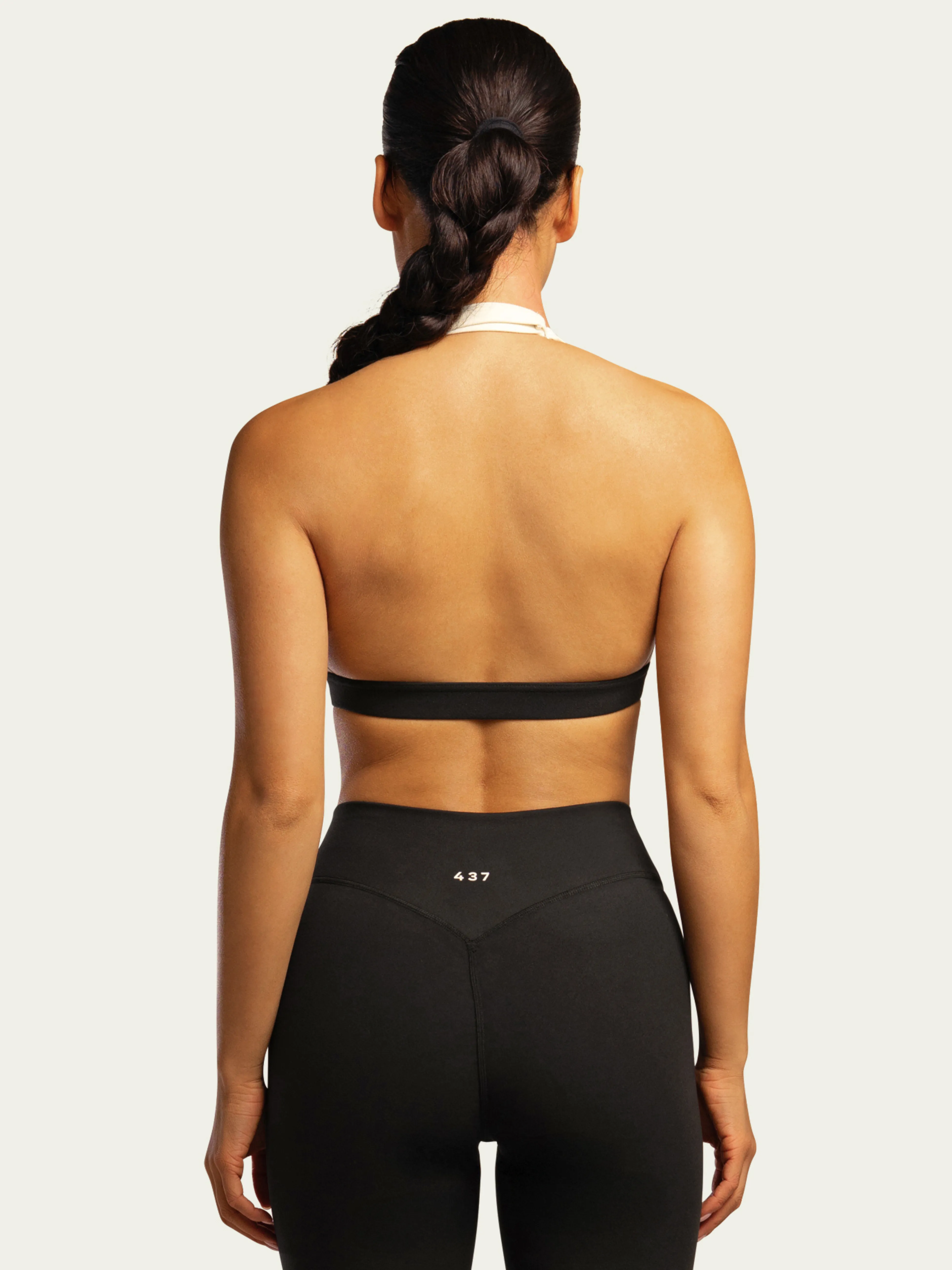 The Halter Bra / Black-Cream sold by 437 product image thumbnail 2