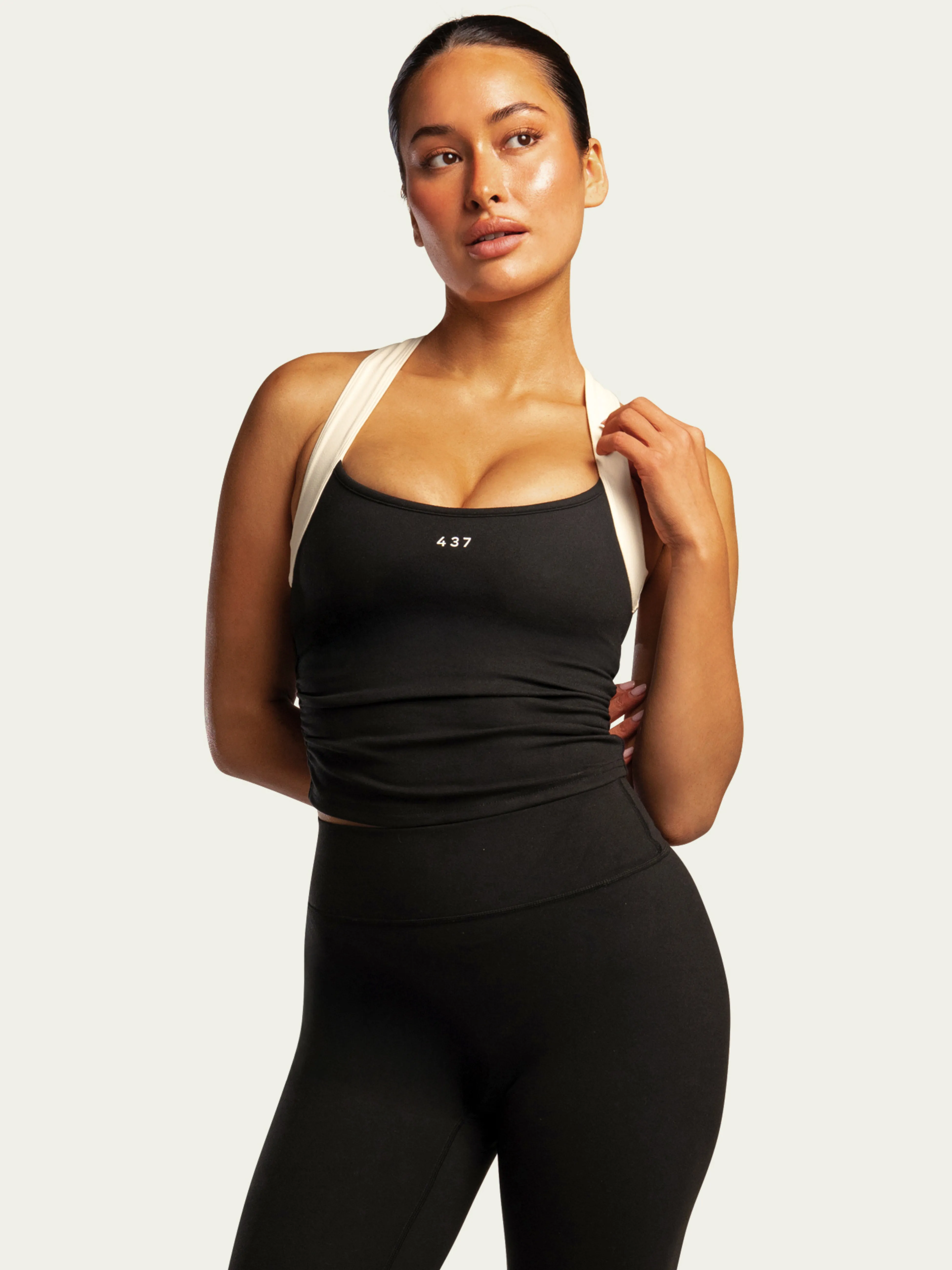 The Sculpt Tank / Black-Cream sold by 437 product image thumbnail 3
