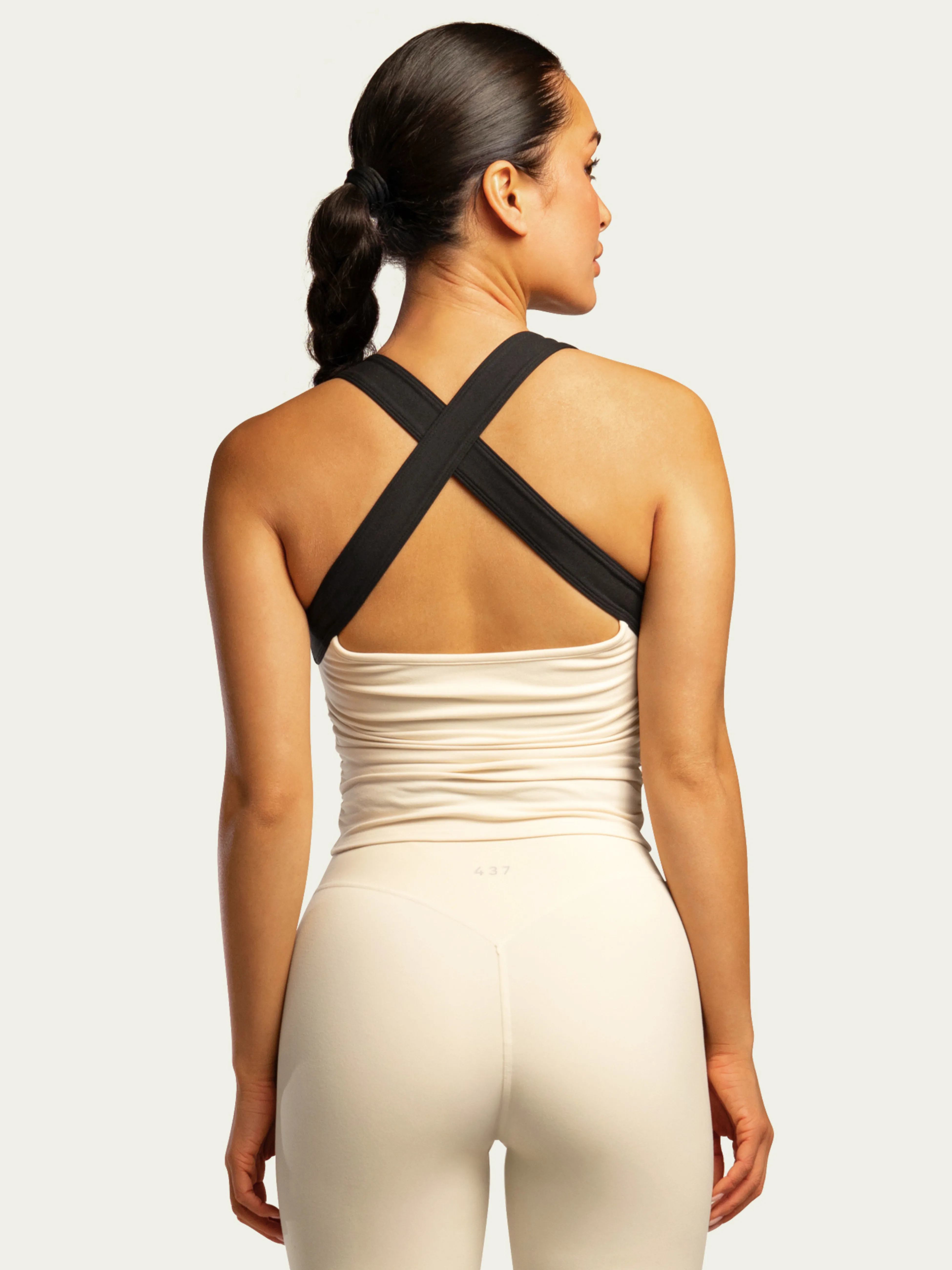 The Sculpt Tank / Cream-Black sold by 437 product image thumbnail 2