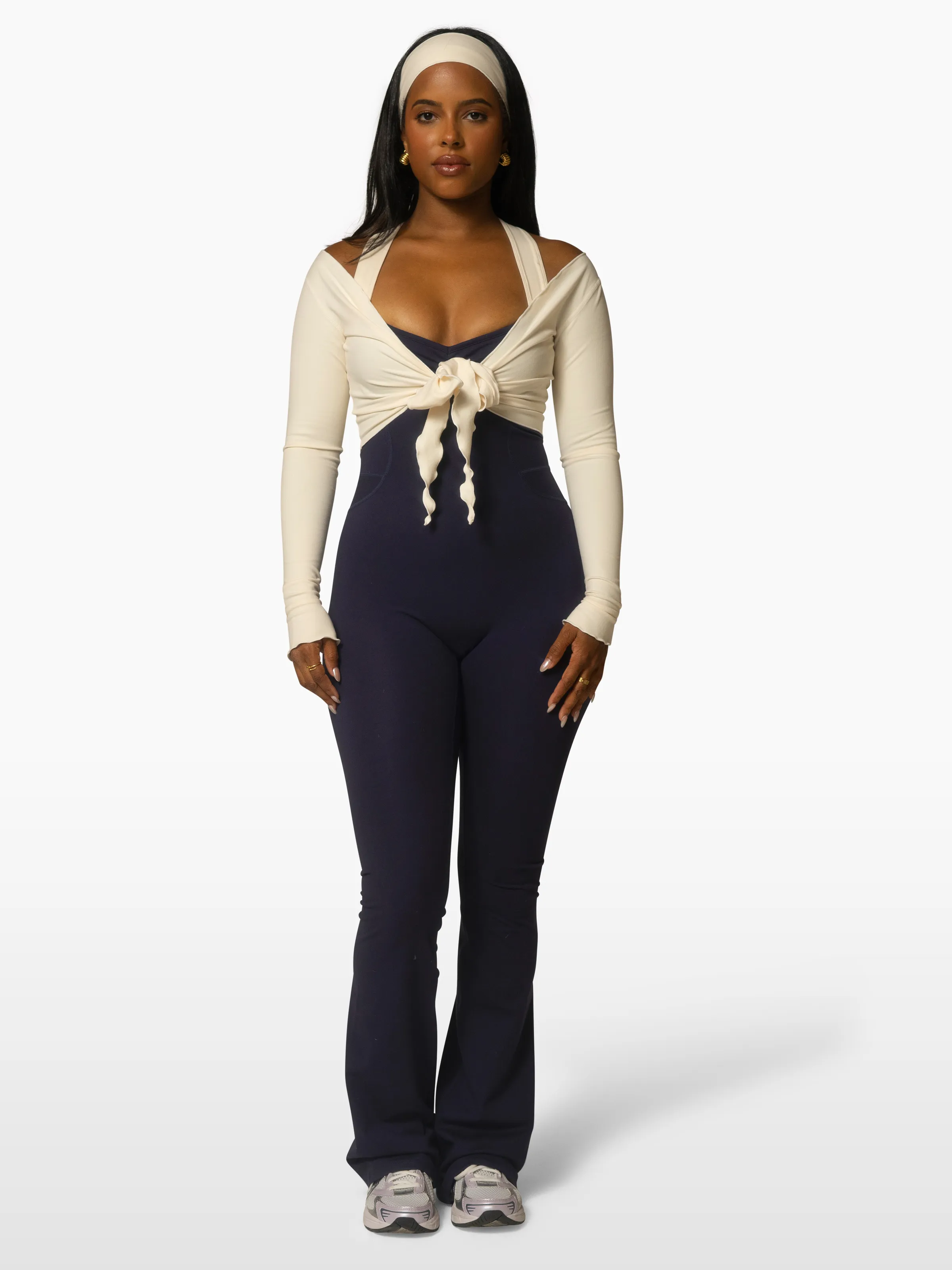 The Sculpt Onesie / Navy-Crème sold by 437 product image thumbnail 3