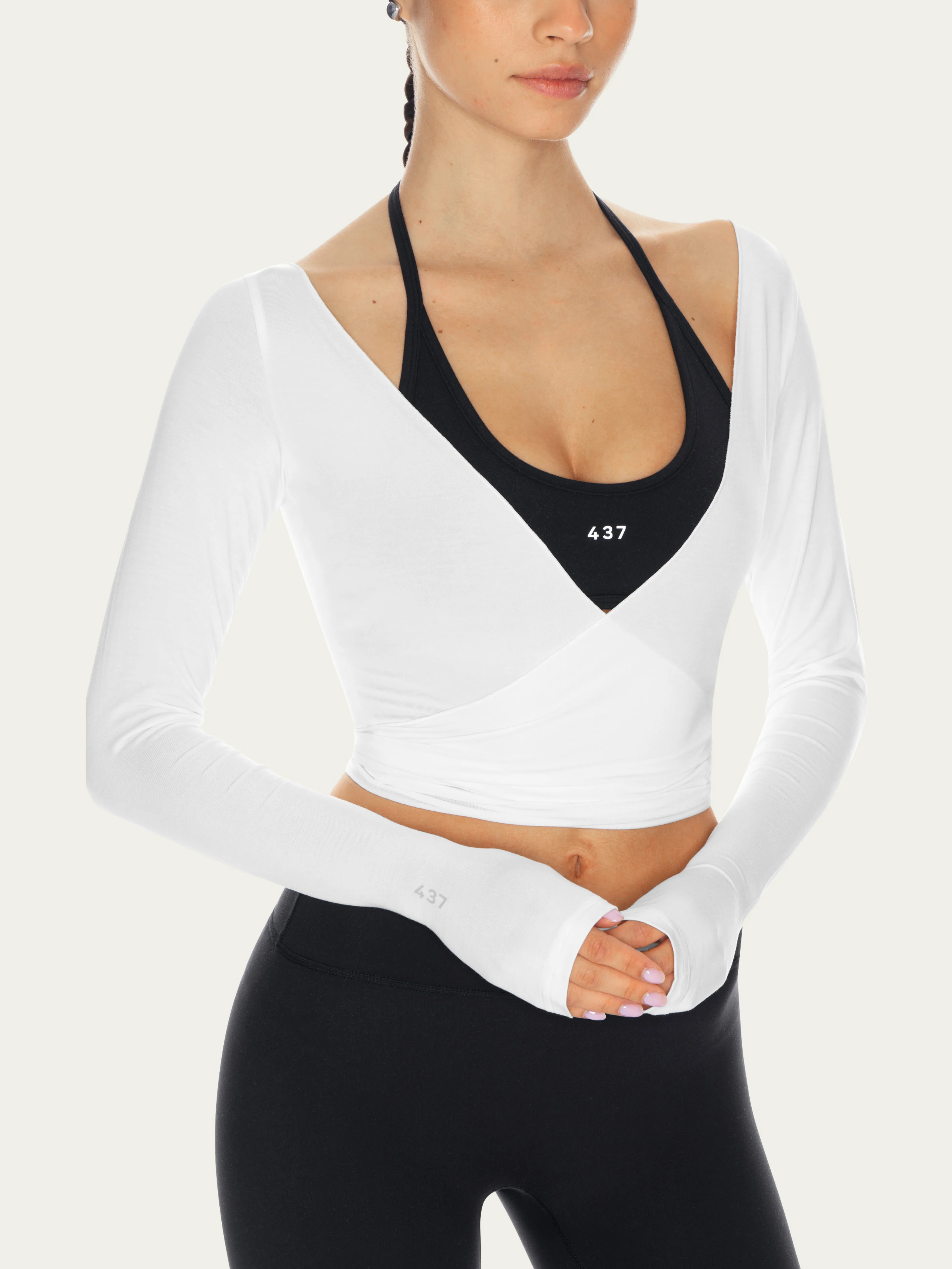 The Ballet Wrap White sold by 437 product image thumbnail 3