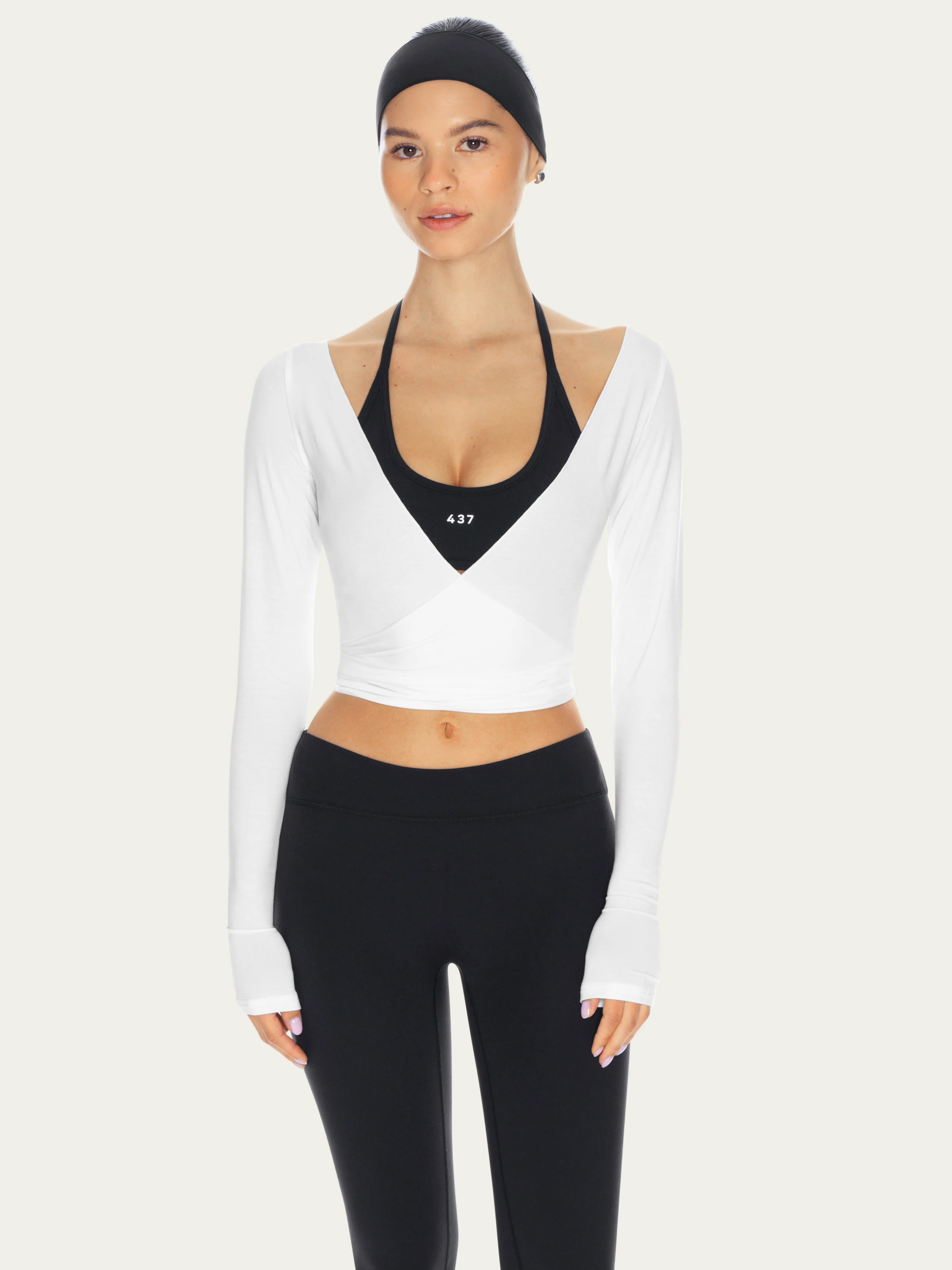 The Ballet Wrap White sold by 437