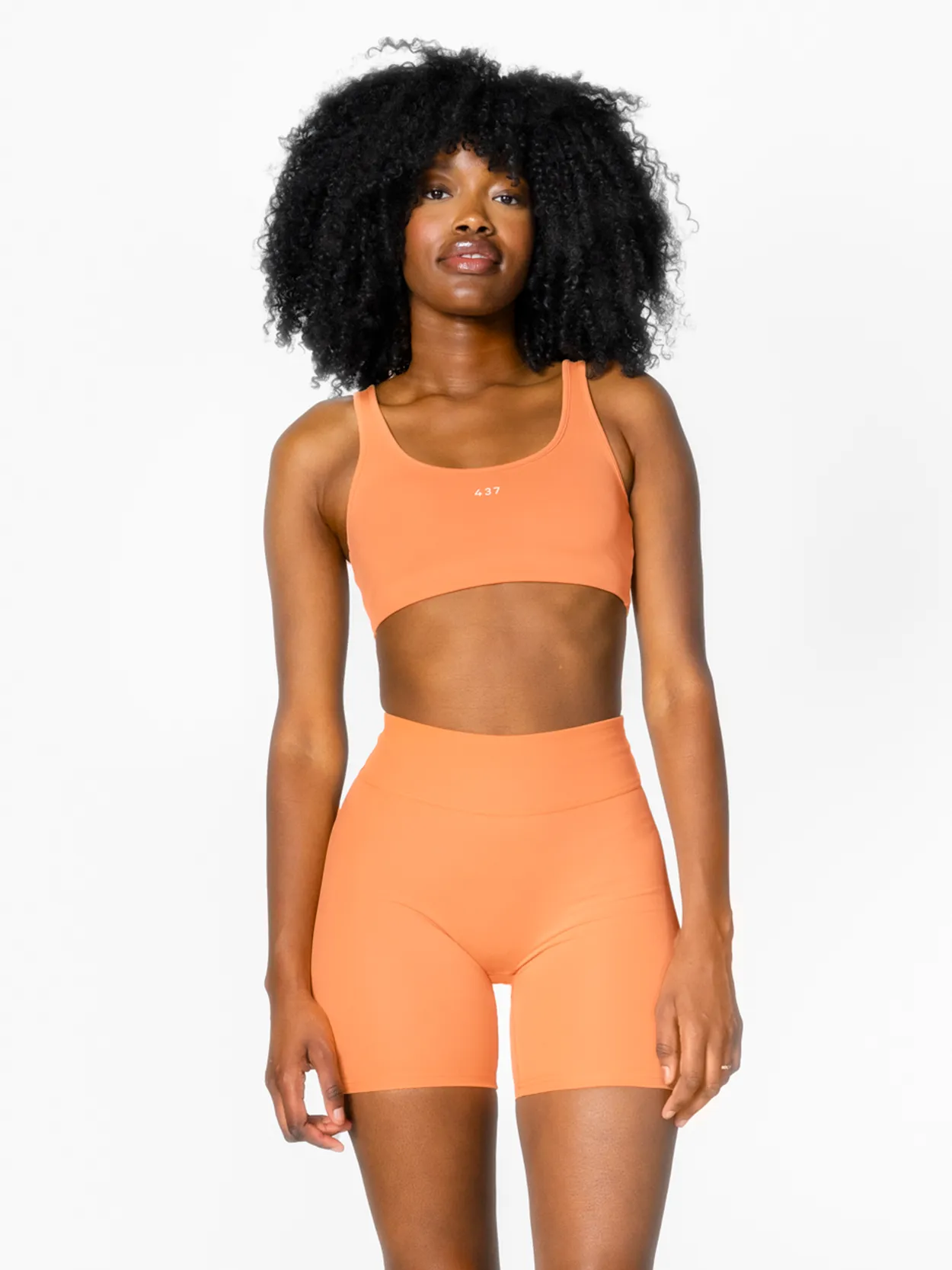 The Scoop Neck Bra / Peach sold by 437