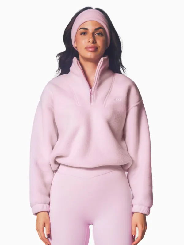 The Cozy Quarter Zip + Headband / Parfait sold by 437