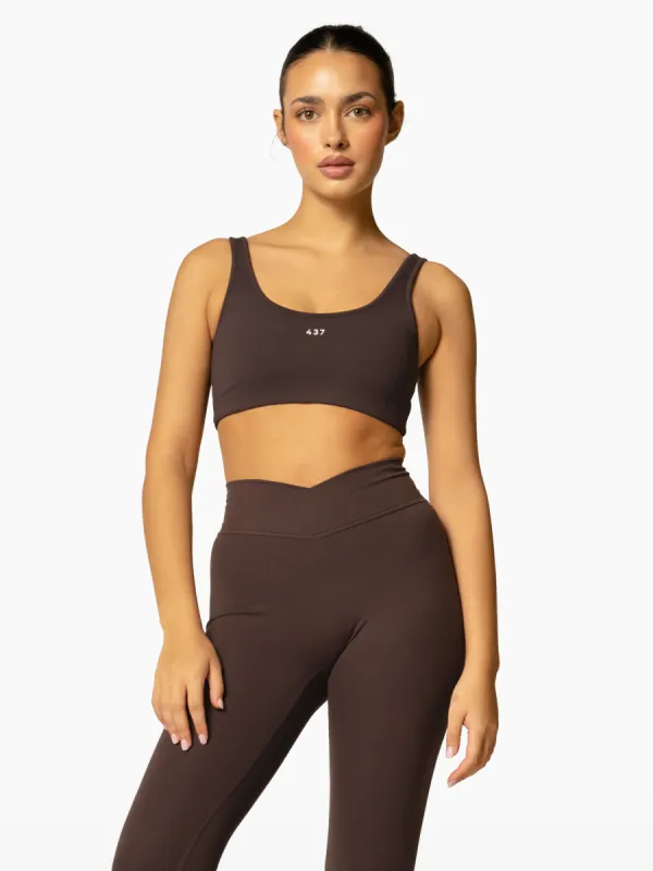 The Scoop Neck Bra / Espresso sold by 437