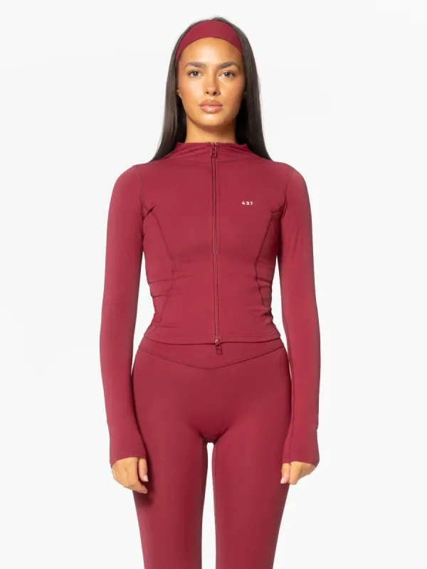 The Curve Jacket / Mahogany sold by 437