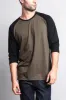 Men's Baseball T-Shirt (Olive/Black) sold by G-Style USA