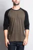 Men's Baseball T-Shirt (Olive/Black) sold by G-Style USA