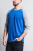 Men's Baseball T-Shirt (Royal Blue/Grey) sold by G-Style USA