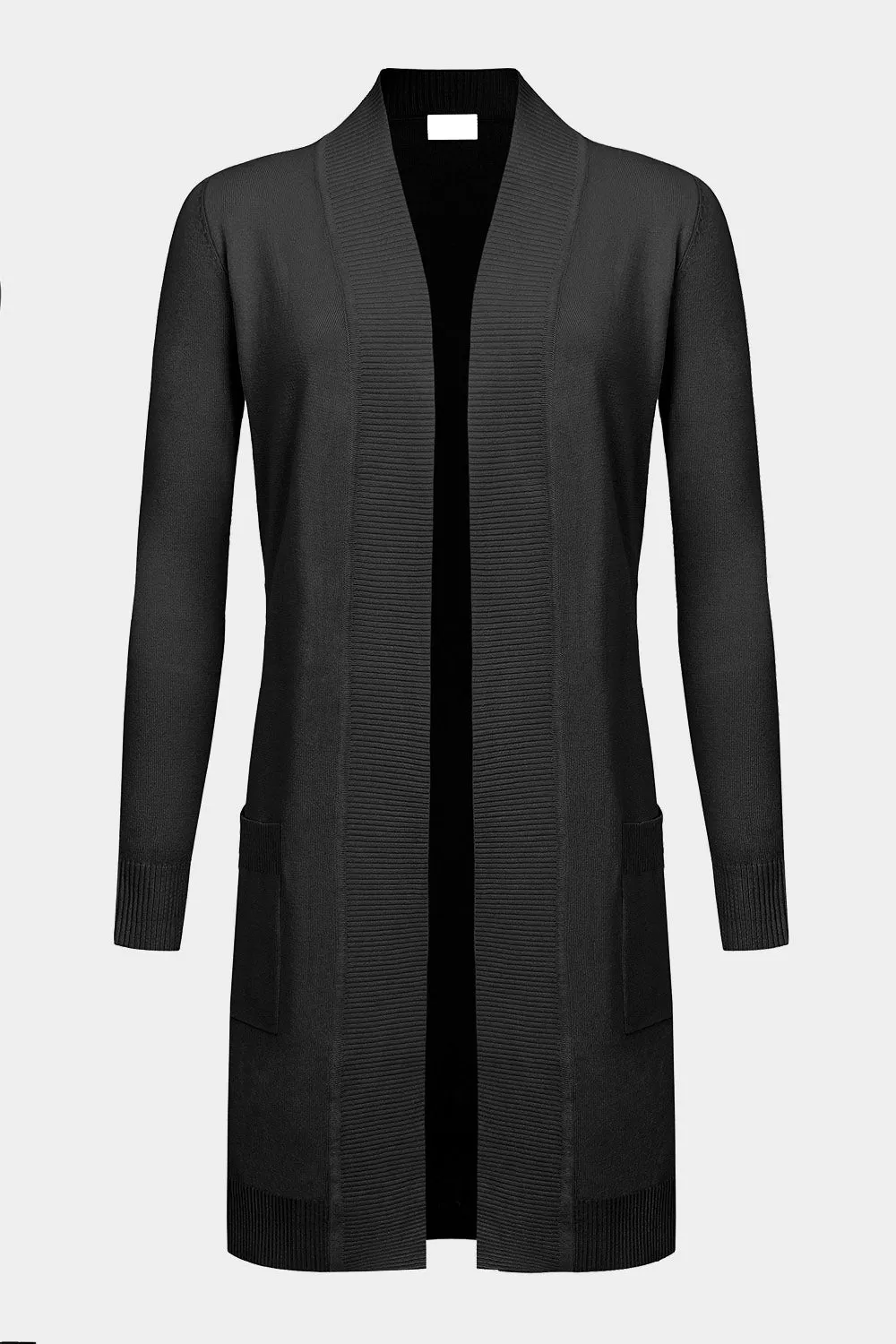 Essential Long Sleeve Knit Duster Cardigan sold by G-Style USA product image thumbnail 2