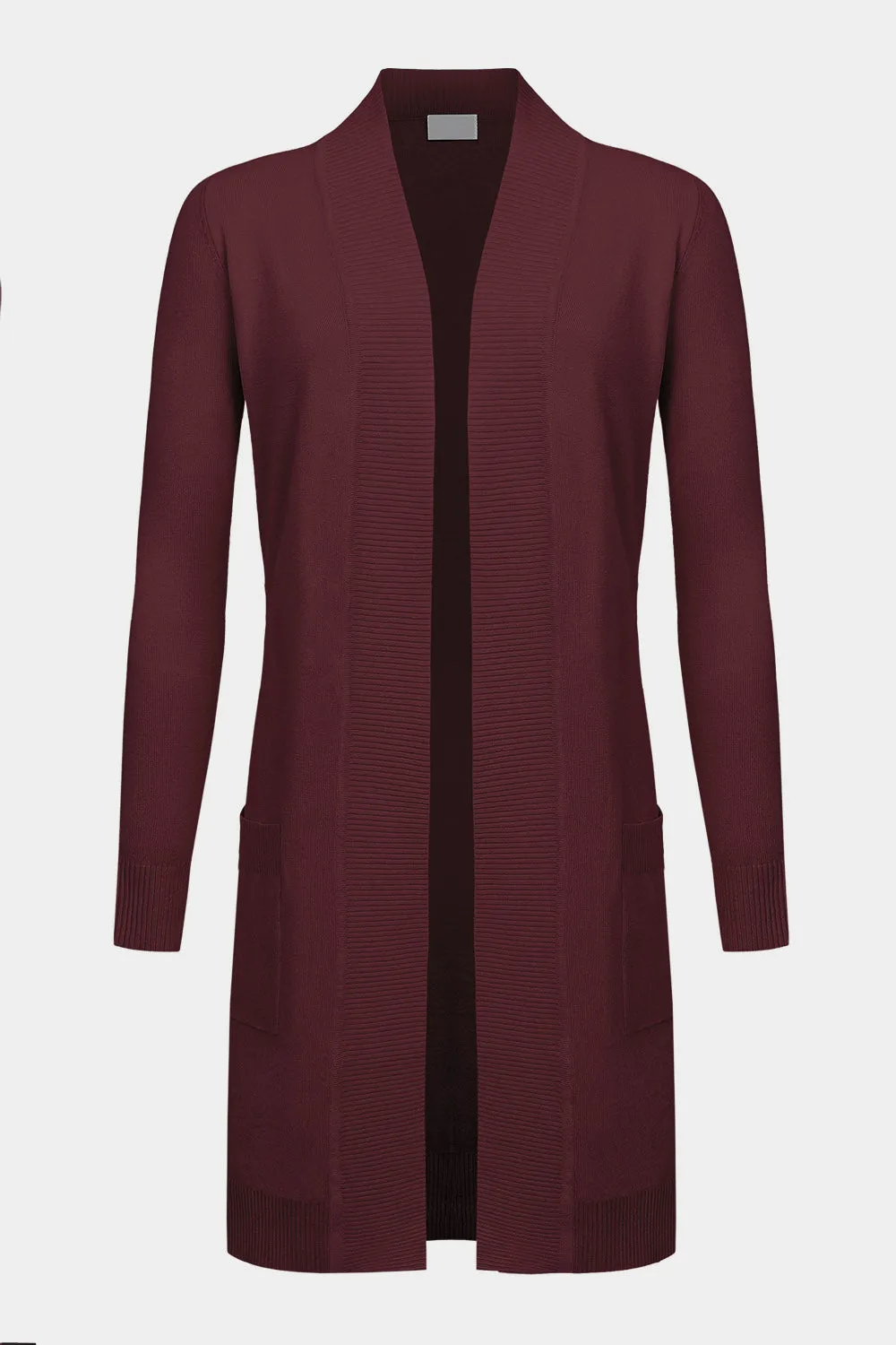 Essential Long Sleeve Knit Duster Cardigan sold by G-Style USA product image thumbnail 5