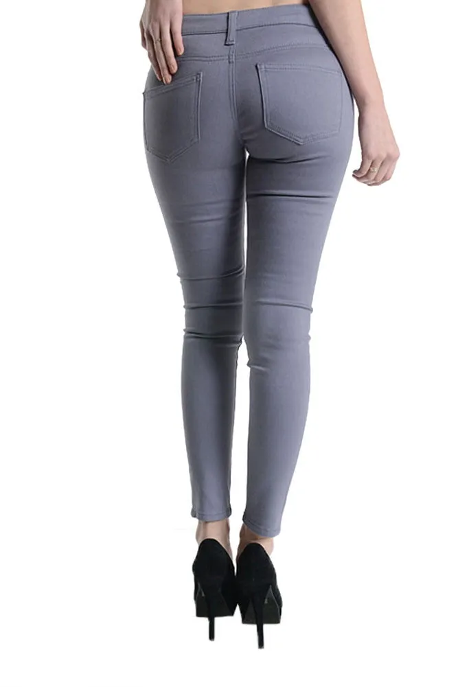 Women's Skinny Fit Twill Pants sold by G-Style USA product image thumbnail 4