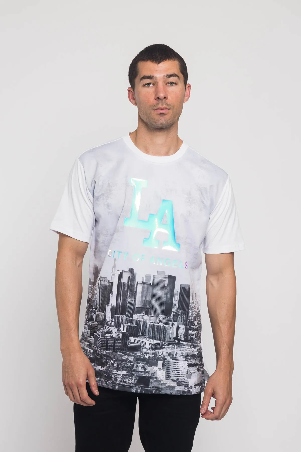 Iridescent Los Angeles City T-Shirt sold by G-Style USA