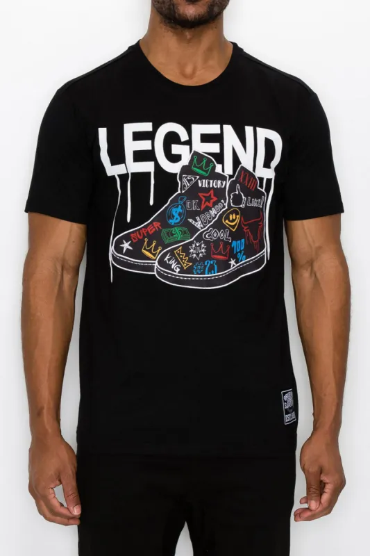 Legend Shoes Graphic T-Shirt sold by G-Style USA