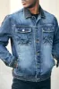 Two Tone Trucker Denim Jacket sold by G-Style USA