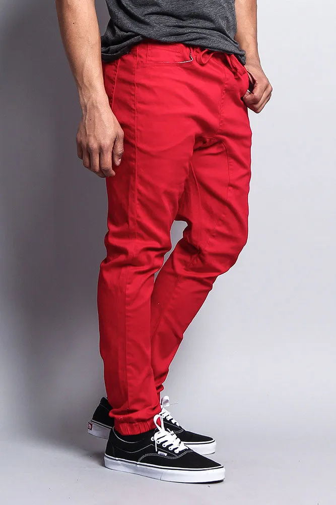 Men's Jogger Twill Pants (Red) sold by G-Style USA product image thumbnail 2