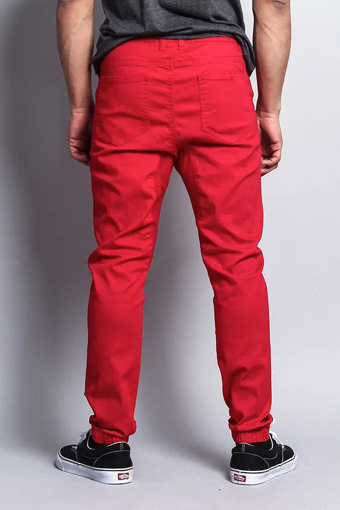 Men's Jogger Twill Pants (Red) sold by G-Style USA product image thumbnail 3