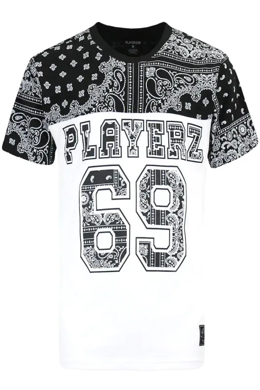 Playerz 69 Paisley Graphic T-Shirts sold by G-Style USA