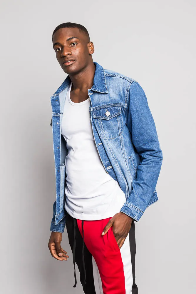 Essential Denim Trucker Jacket sold by G-Style USA product image thumbnail 2