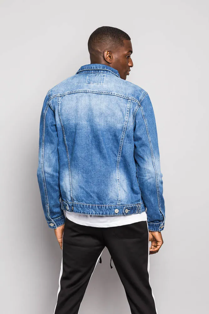 Essential Denim Trucker Jacket sold by G-Style USA product image thumbnail 3