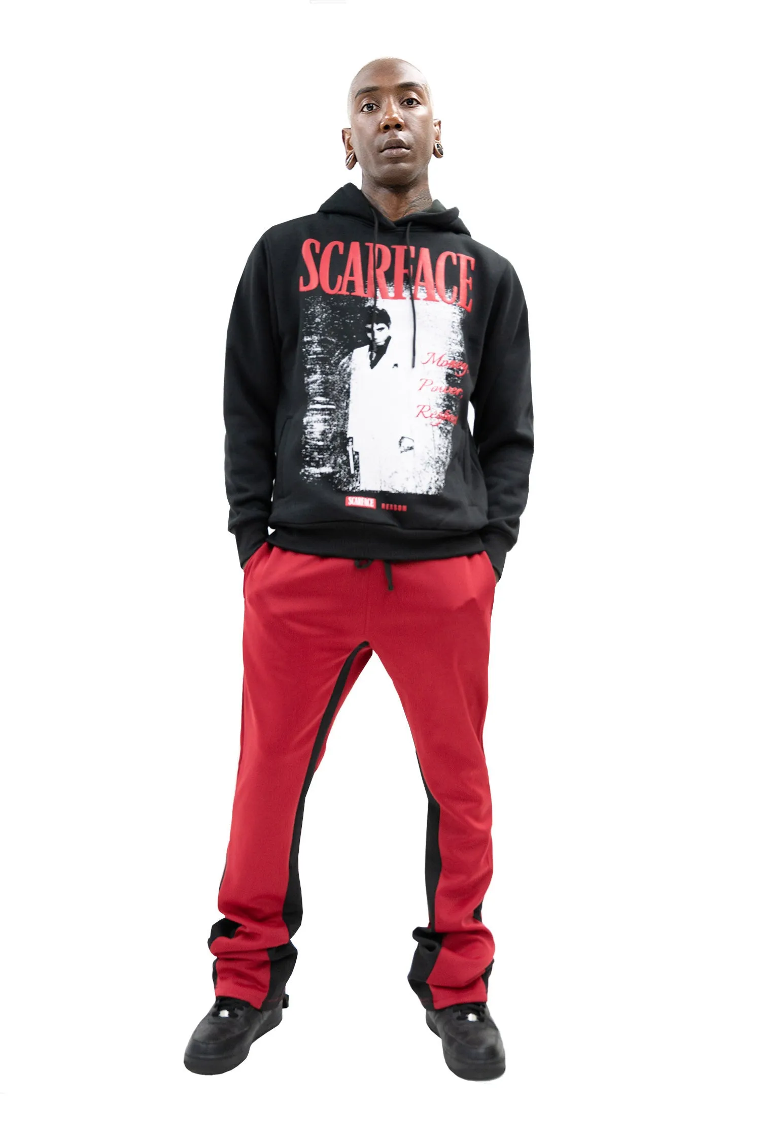 Men's Scarface Money Power Respect Graphic Print Hoodie sold by G-Style USA product image thumbnail 5