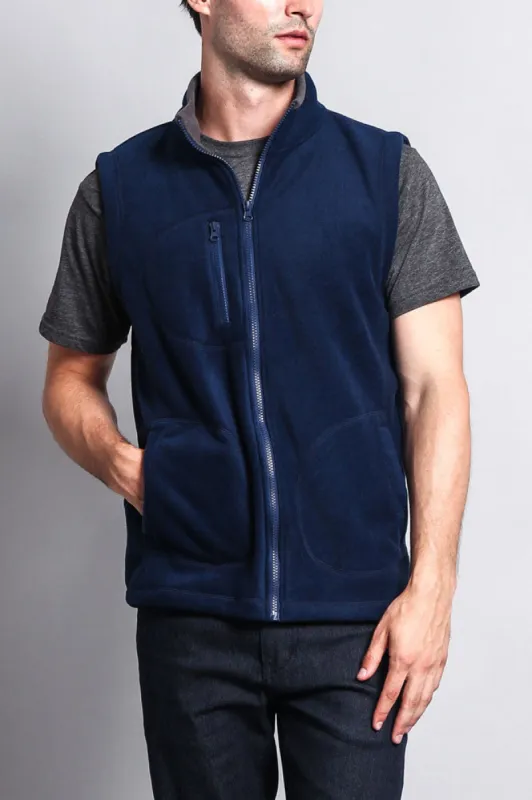 Men's Three Pocket Fleece Vest sold by G-Style USA