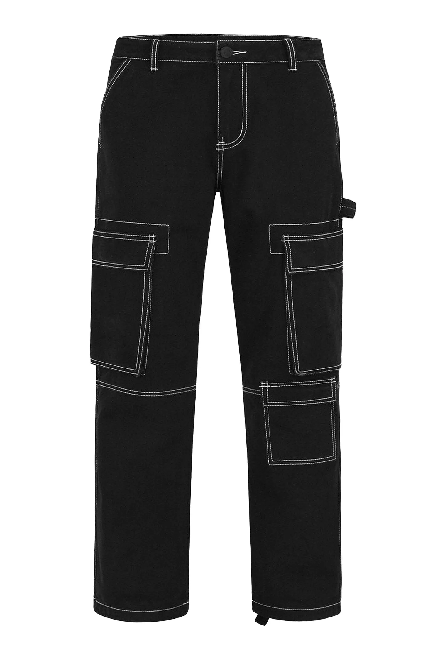 Men's Contrast Stitch Baggy Utility Pants sold by G-Style USA product image thumbnail 5