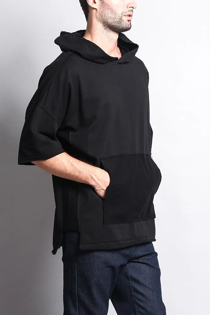 Men's Over Sized Hooded T-Shirt With Extended Hem sold by G-Style USA product image thumbnail 5