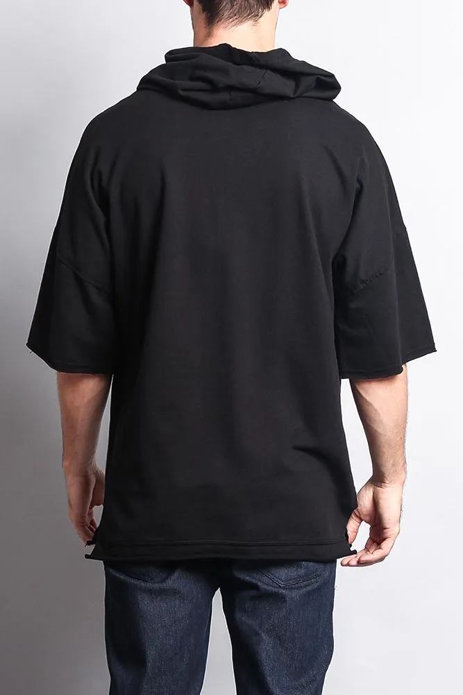 Men's Over Sized Hooded T-Shirt With Extended Hem sold by G-Style USA product image thumbnail 4