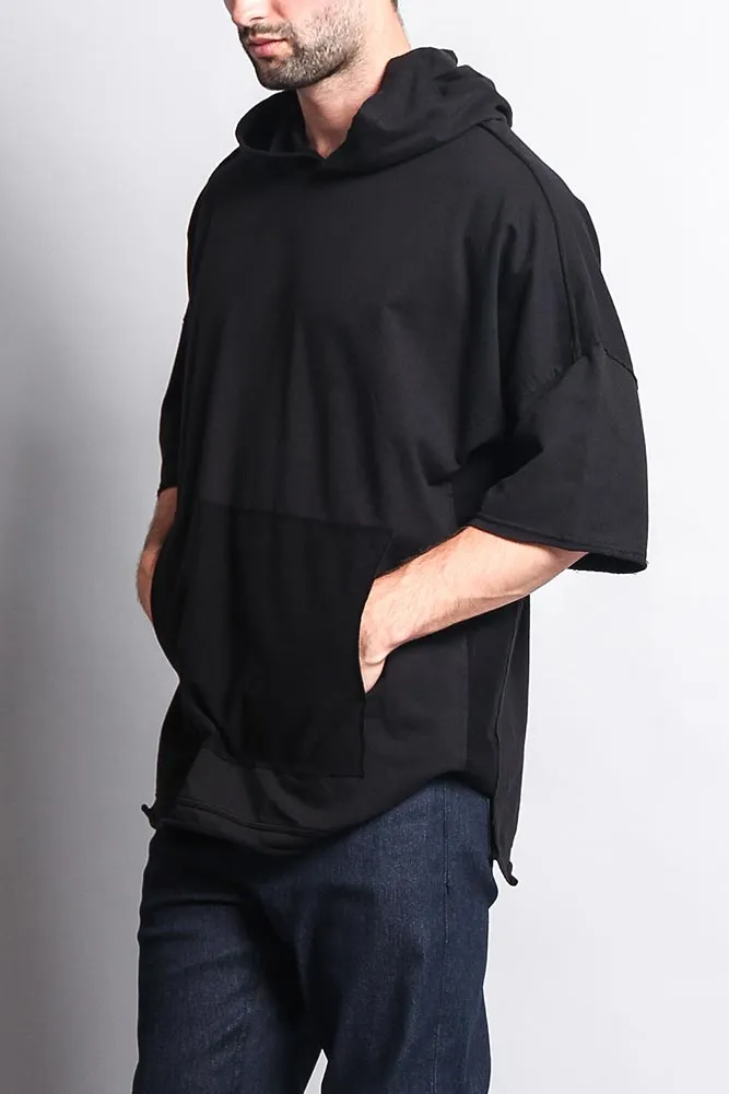Men's Over Sized Hooded T-Shirt With Extended Hem sold by G-Style USA product image thumbnail 3