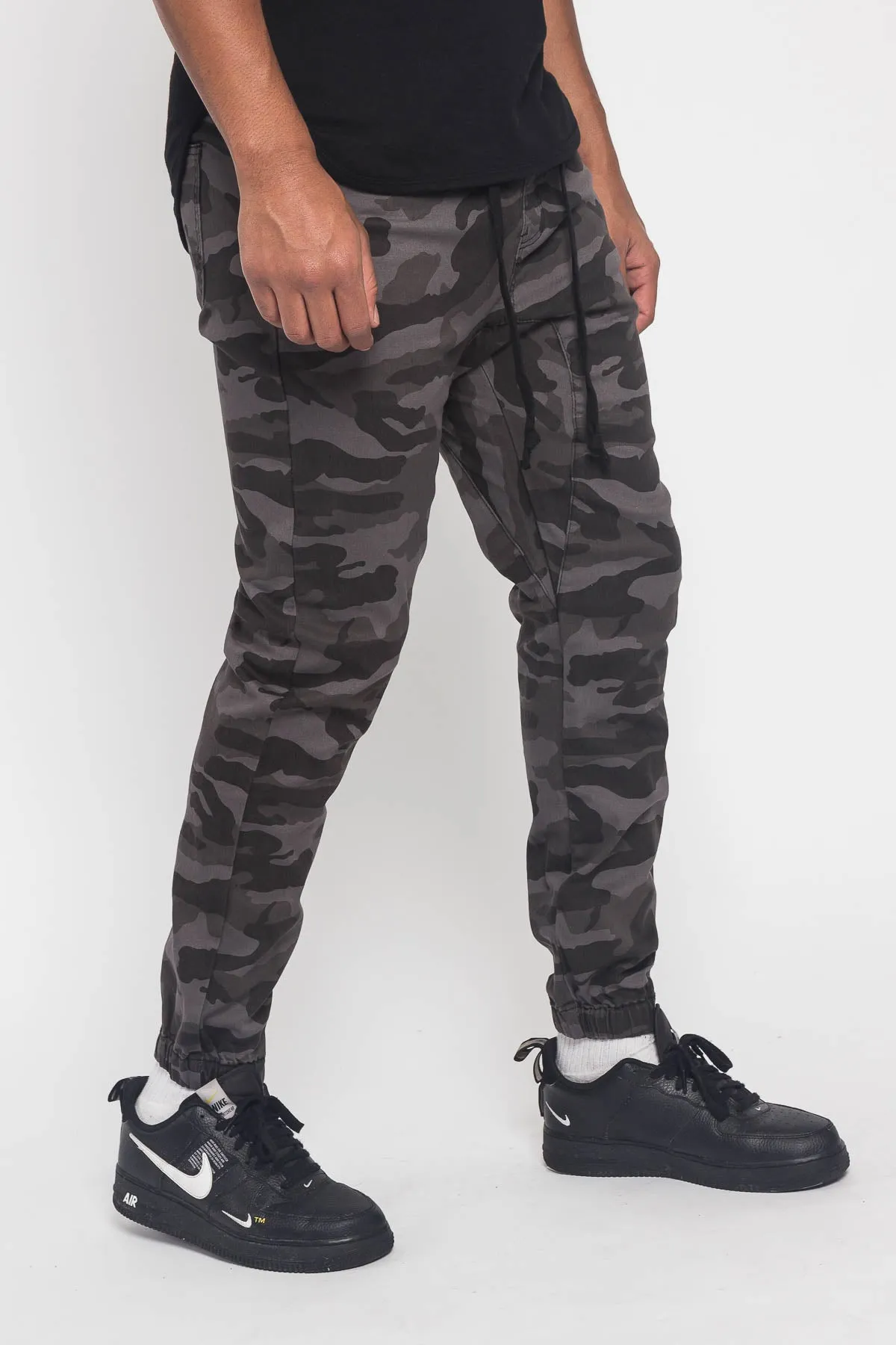 Men's Jogger Twill Pants (Black Camo) sold by G-Style USA product image thumbnail 4