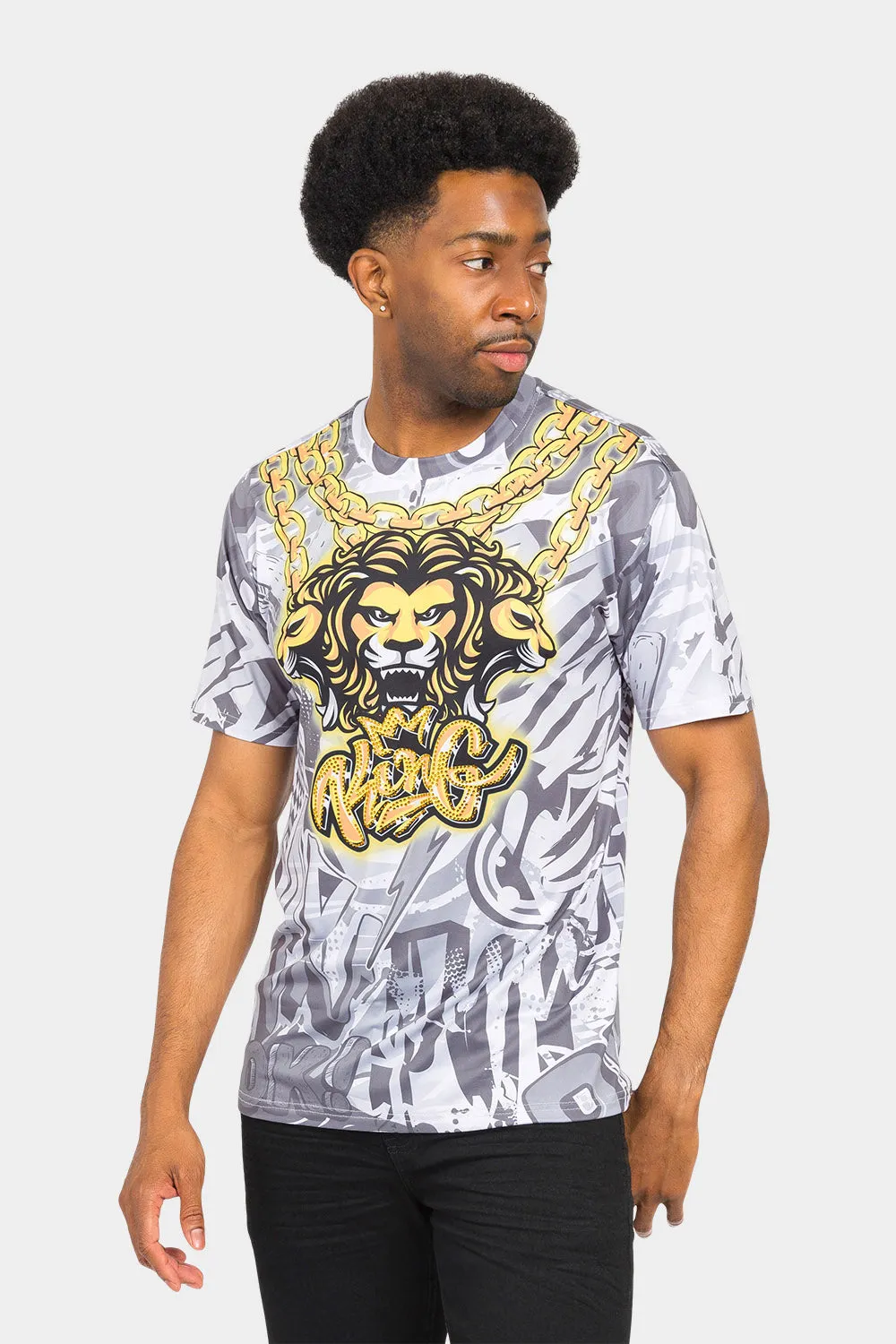 Lion King Gold Chain T-Shirt sold by G-Style USA