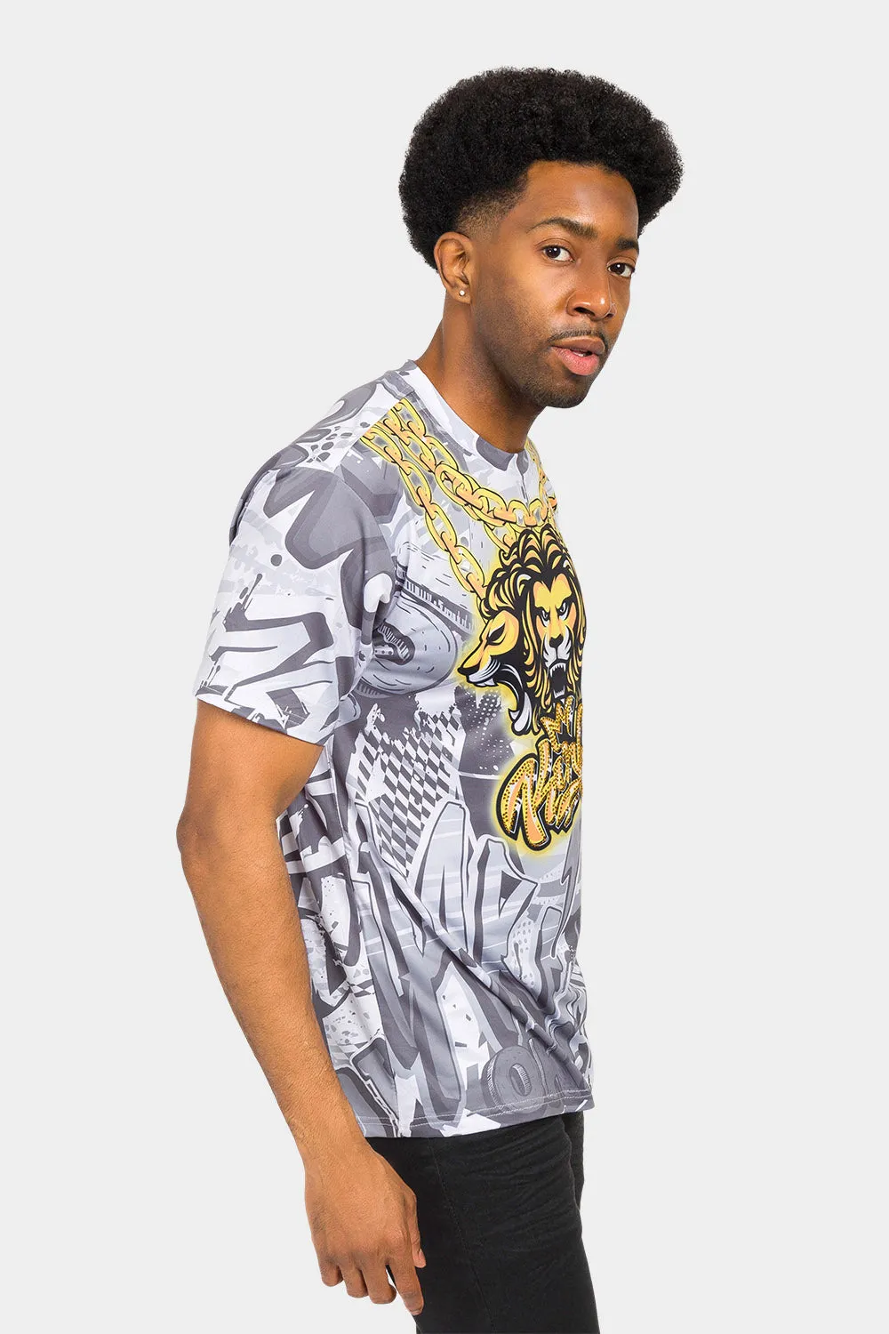 Lion King Gold Chain T-Shirt sold by G-Style USA product image thumbnail 4