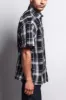 Western Casual Plaid Short Sleeve Button Up Shirt (Black) sold by G-Style USA