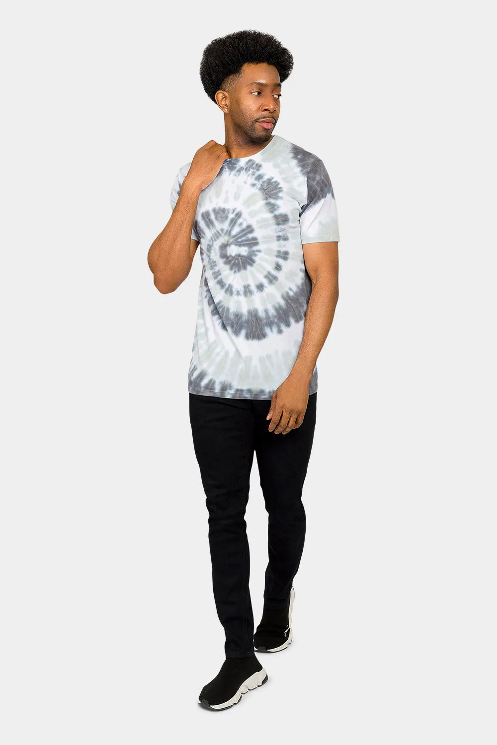Pastel Spiral Tie Dye Cotton Shirt sold by G-Style USA product image thumbnail 5