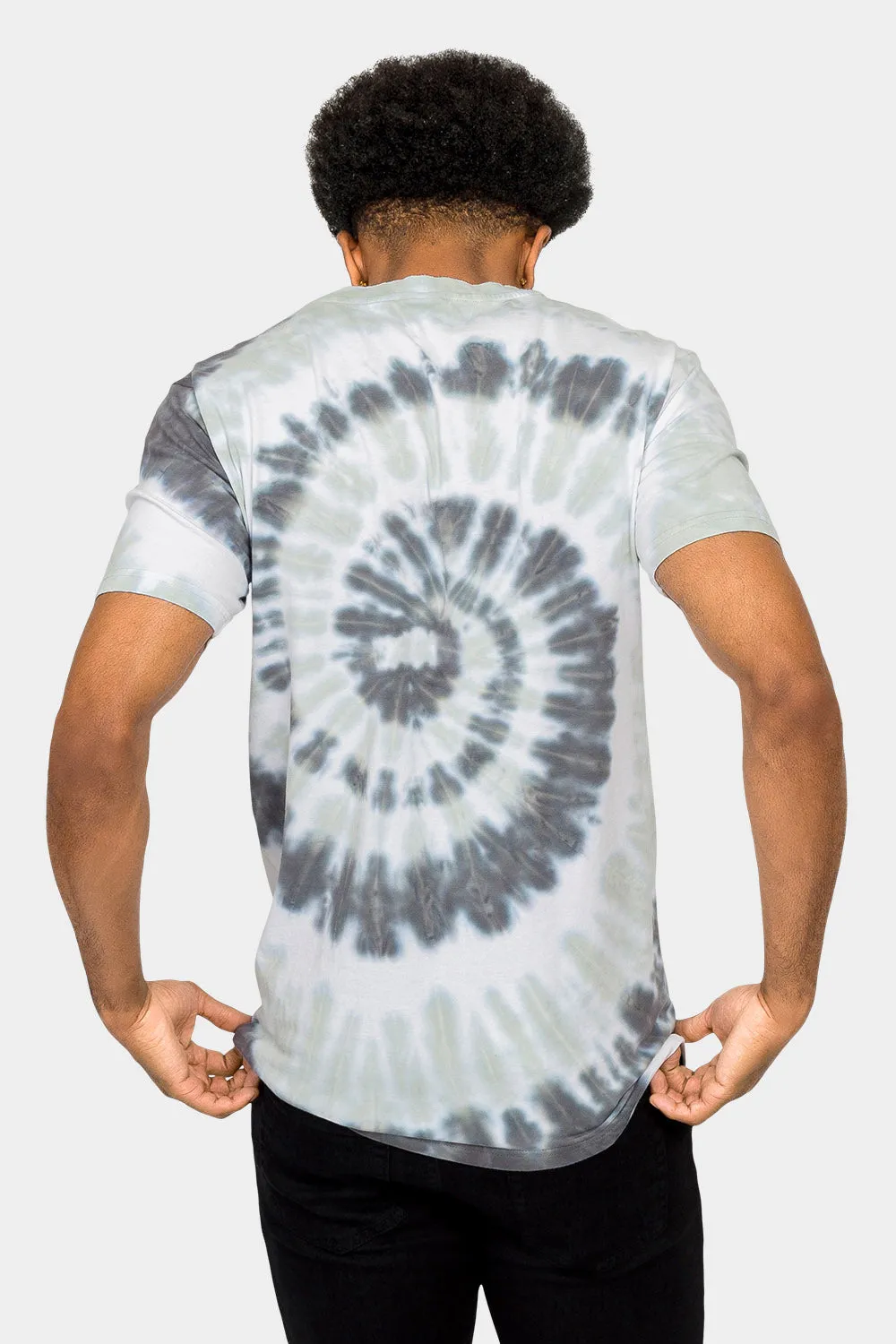 Pastel Spiral Tie Dye Cotton Shirt sold by G-Style USA product image thumbnail 3