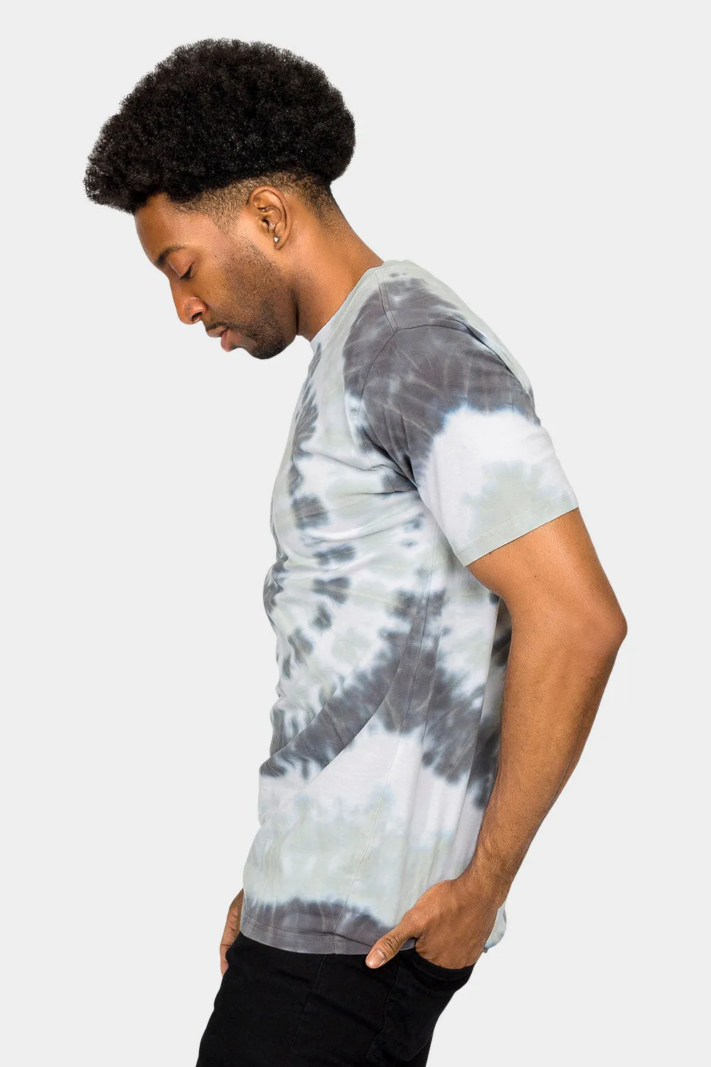 Pastel Spiral Tie Dye Cotton Shirt sold by G-Style USA product image thumbnail 2