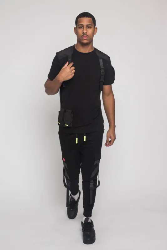 Buckled T-Shirt and Jogger Techwear Set sold by G-Style USA