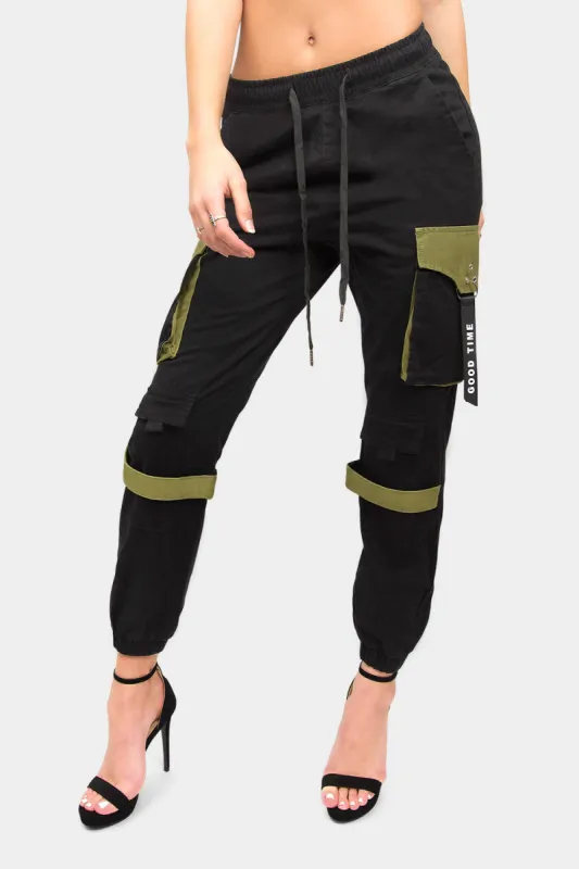 High Waist Utility Cargo Joggers sold by G-Style USA