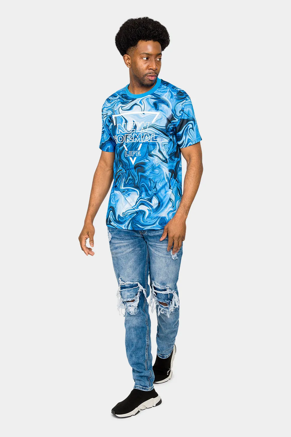 New Normal Marble T-Shirt sold by G-Style USA product image thumbnail 5