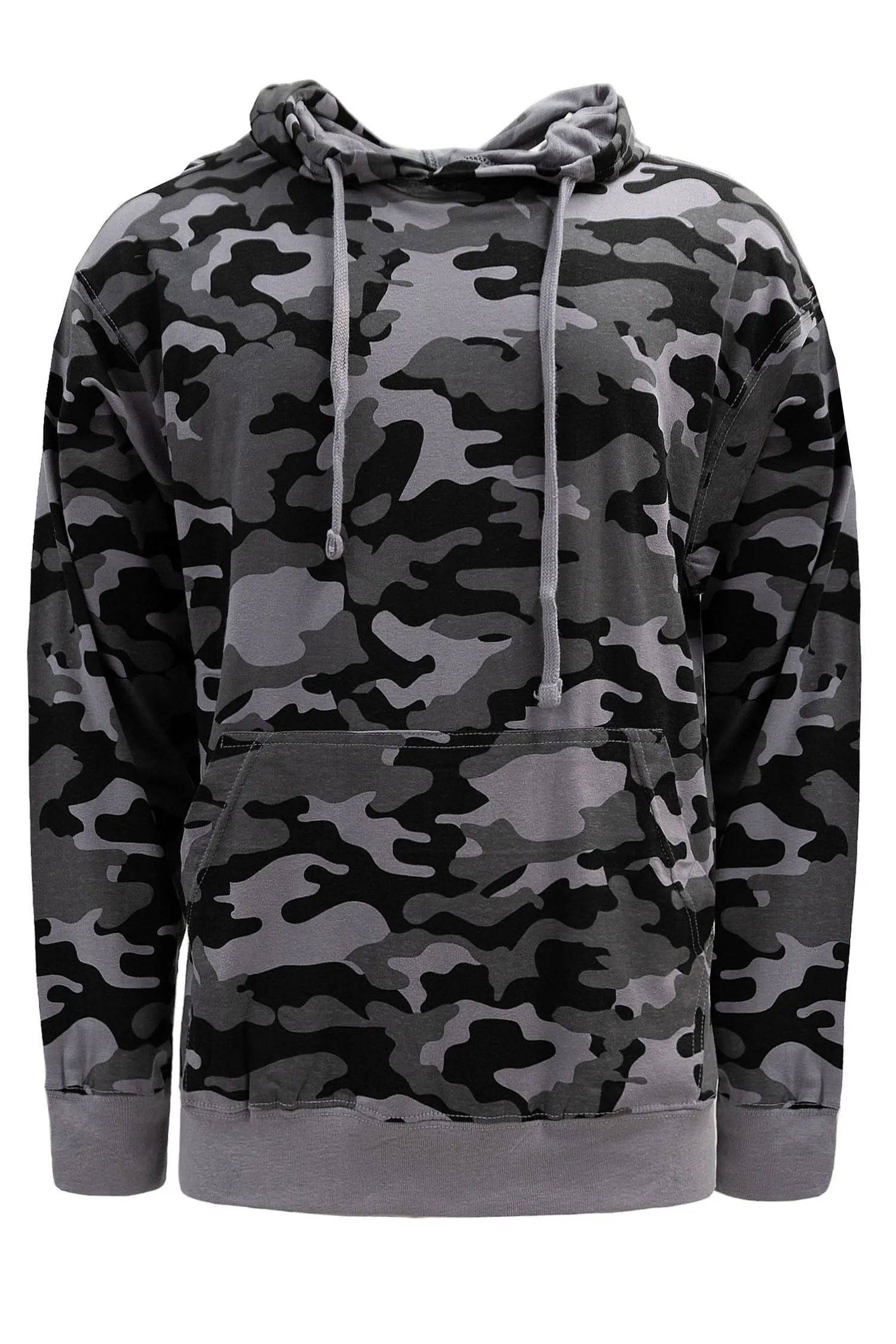 Men's Essential Cross-Dyed Heather Jersey Pullover Hoodie (New Camo) sold by G-Style USA