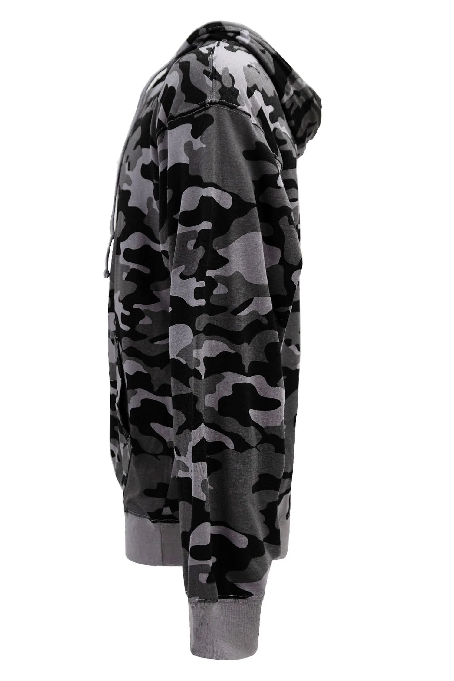 Men's Essential Cross-Dyed Heather Jersey Pullover Hoodie (New Camo) sold by G-Style USA product image thumbnail 2