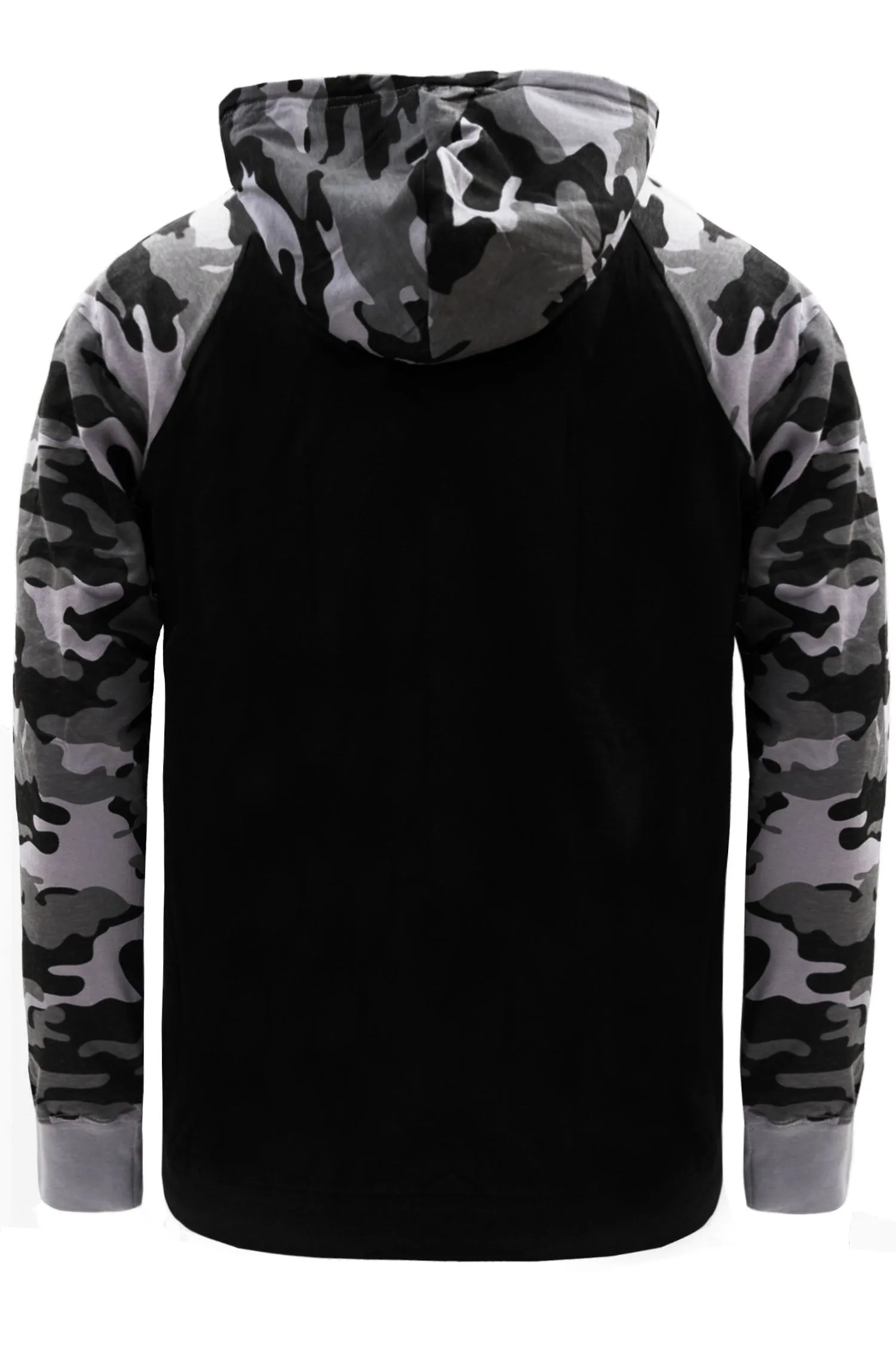 Lightweight Contrast Raglan Sleeve Pullover Hoodie (New Colorways) sold by G-Style USA product image thumbnail 5